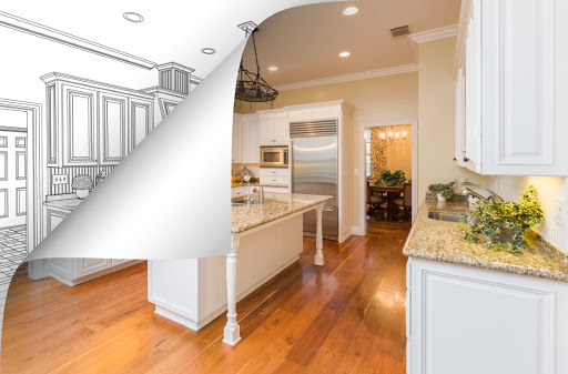 Kitchen Photo Page Corner Flipping with Drawing Behind.